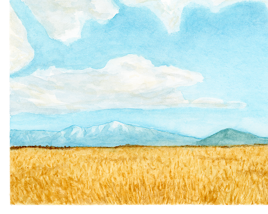 "Blue Skies" Print