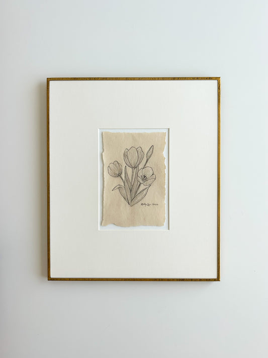 Florals: Tulips No. 4 (4x6, framed)