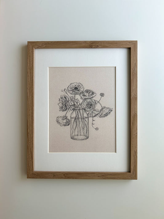 "Ranunculus" Print