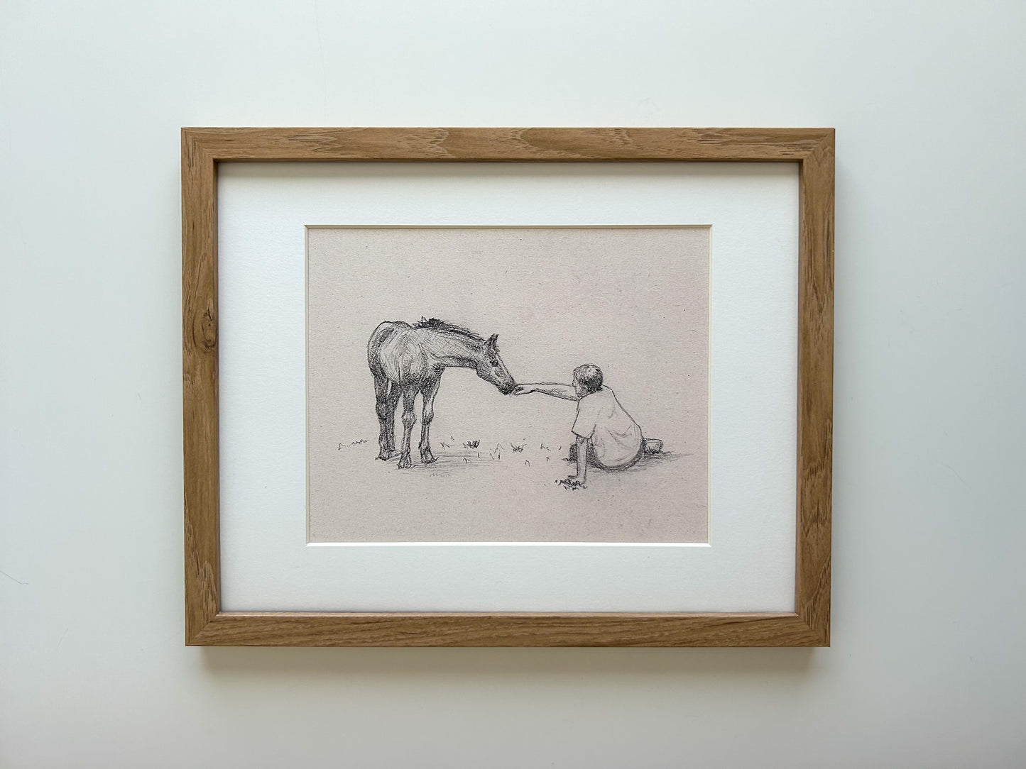 "Grandpa & Foal" Print